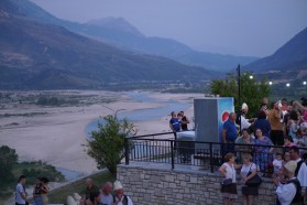 The Vjosa Forever concert was held in Tepelena against the backdrop of the mighty Vjosa.